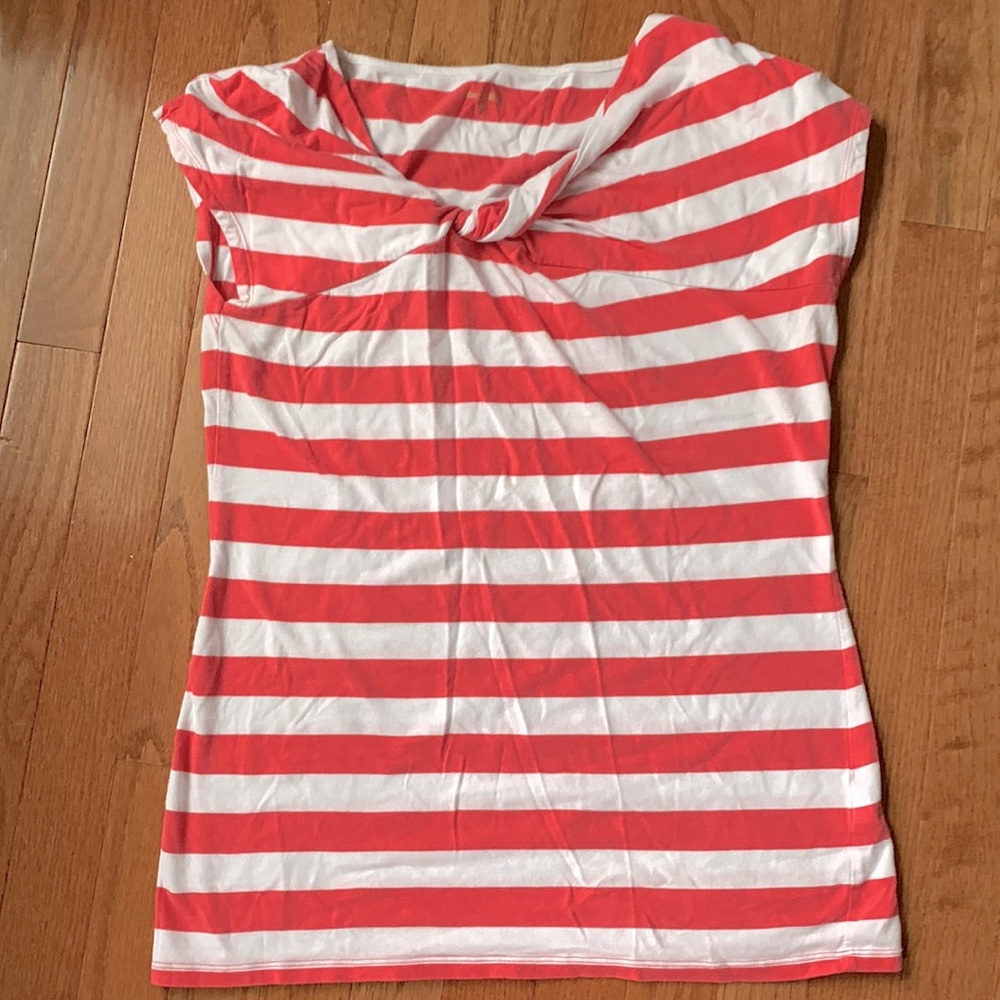 Garnet Hill Striped T-Shirt, Size S